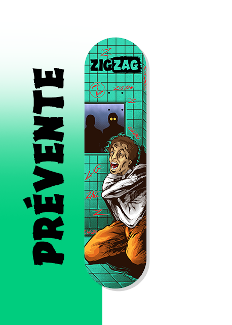 Planche de Skateboard ZigZag ''Madness'' - 8.0
