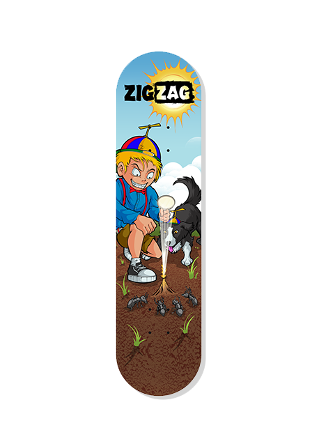 Planche de Skateboard ZigZag ''Pyromane'' - 8.0