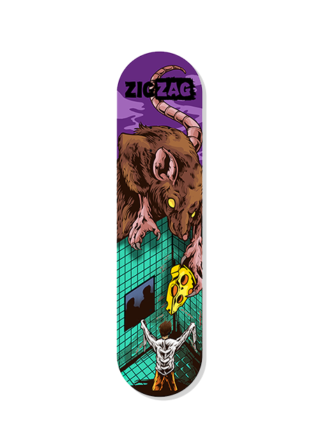 Planche de Skateboard ZigZag ''Ratness'' - 7.75