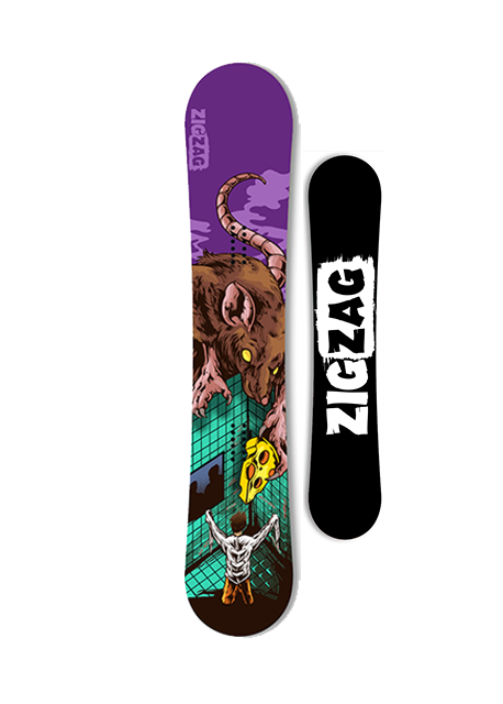 Planche de Snowboard ZigZag ''Ratness'' - 145 cm.