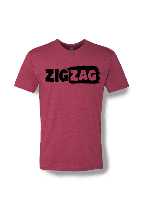 T-Shirt ZigZag Cardinal - X-Small
